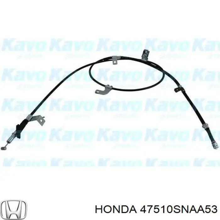 Compre 47510SNAA53 Honda Cabo do freio de estacionamento traseiro direito