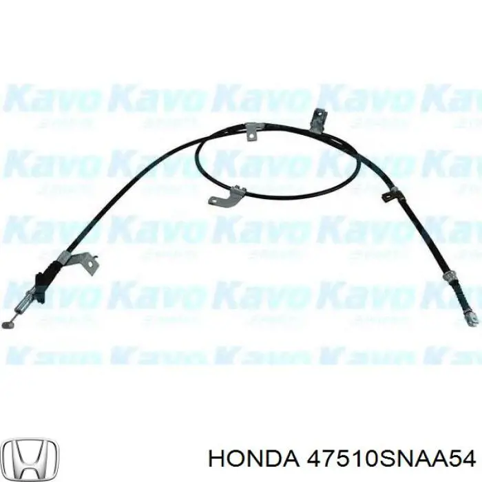 Compre 47510SNAA54 Honda Cabo do freio de estacionamento traseiro direito