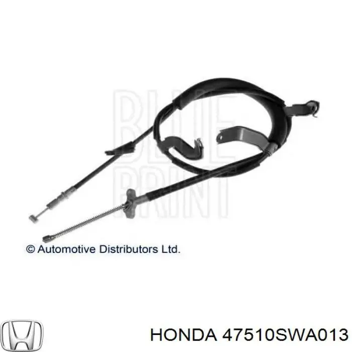 47510SWA013 Honda Cabo do freio de estacionamento traseiro direito