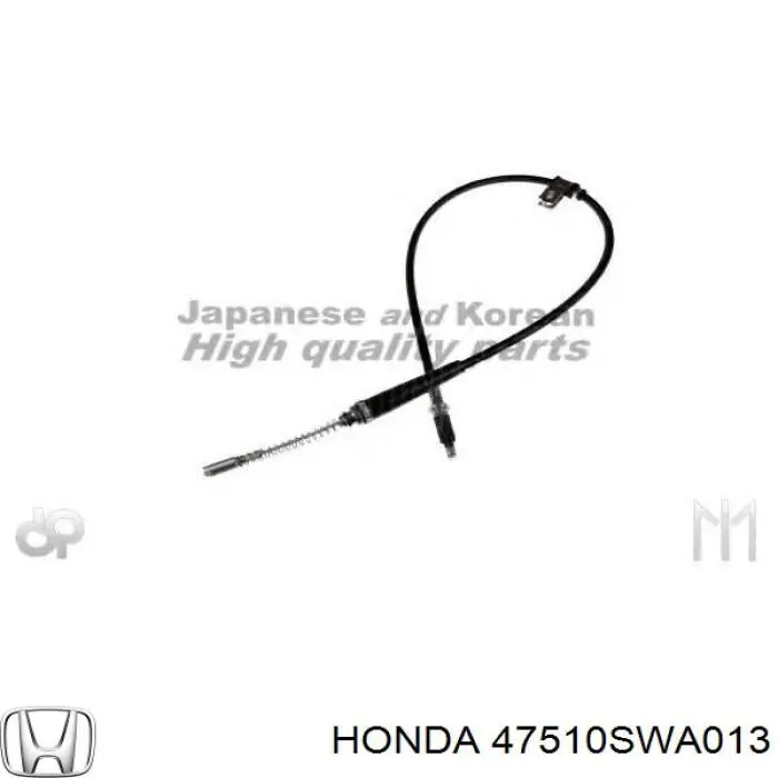 Cabo do freio de estacionamento traseiro direito Honda 47510SWA013 preço, a partir de 16,85 USD