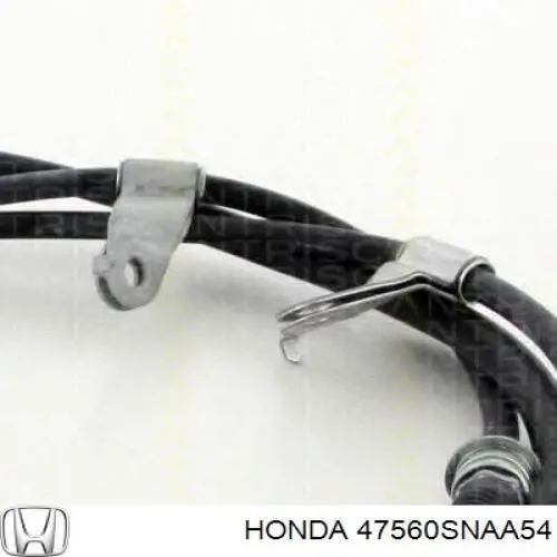 Compre 47560SNAA54 Honda Cabo do freio de estacionamento traseiro esquerdo