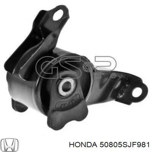 50805SJF981 Honda Coxim (suporte) esquerdo de motor