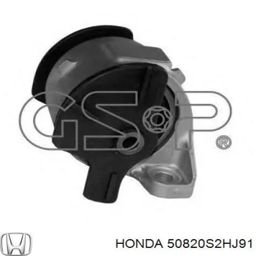 Coxim (suporte) dianteiro de motor 50820S2HJ91 Honda