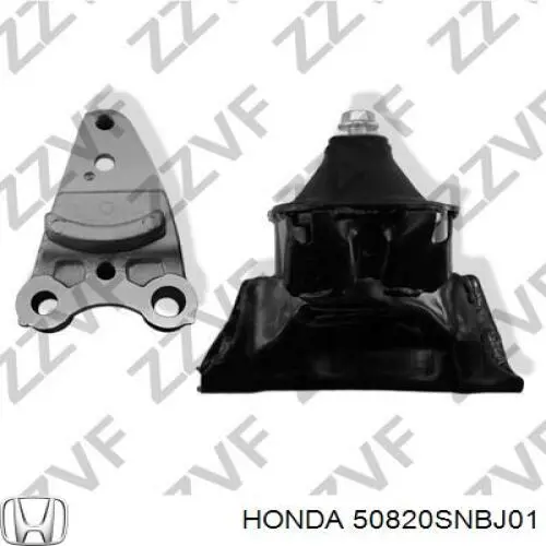 Compre 50820SNBJ01 Honda Coxim (suporte) direito inferior de motor
