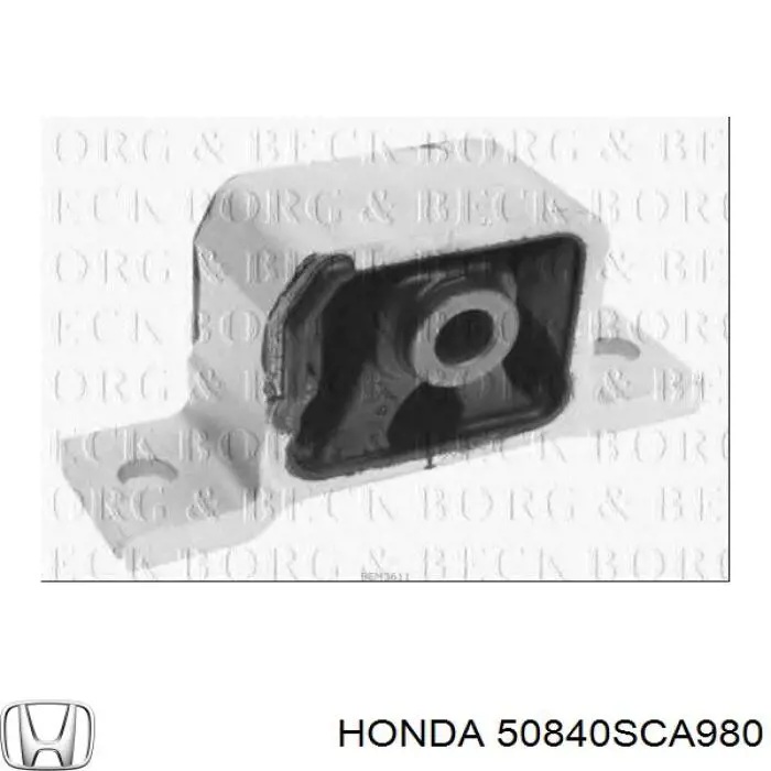 50840SCA980 Honda Coxim (suporte) dianteiro de motor