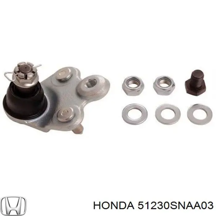 Suporte de esfera inferior Honda 51230SNAA03 preço, a partir de 18,39 USD