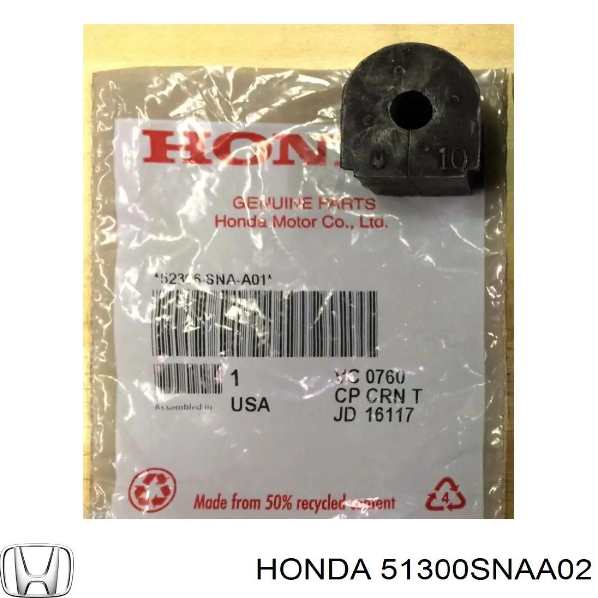 51300SNAA02 Honda Estabilizador dianteiro