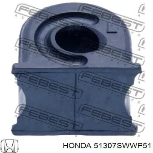 51307SWWP51 Honda Bucha esquerda de estabilizador dianteiro