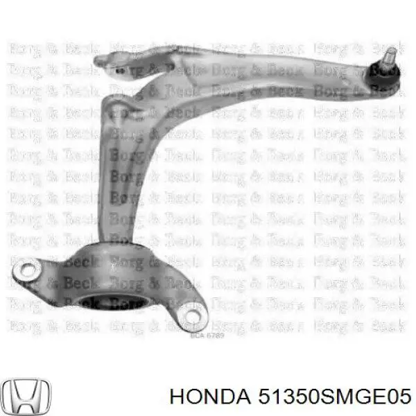 Compre 51350SMGE05 Honda Braço oscilante inferior direito de suspensão dianteira