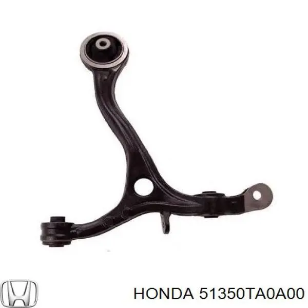Braço oscilante inferior direito de suspensão dianteira Honda 51350TA0A00 preço, a partir de 113,62 USD