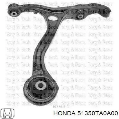 Compre 51350TA0A00 Honda Braço oscilante inferior direito de suspensão dianteira
