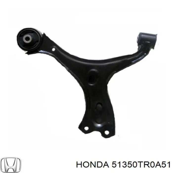 Bloco silencioso dianteiro do braço oscilante inferior 51350TR0A51 Honda