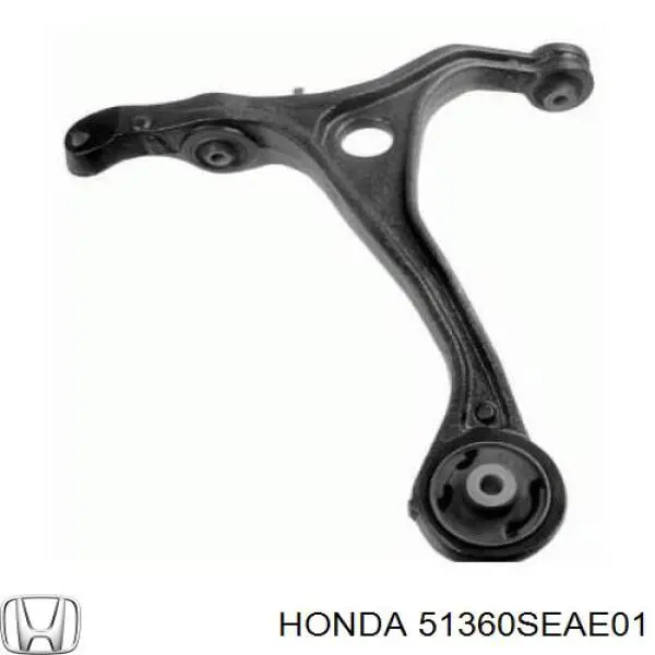 Braço oscilante inferior esquerdo de suspensão dianteira Honda 51360SEAE01 preço, a partir de 100,45 USD