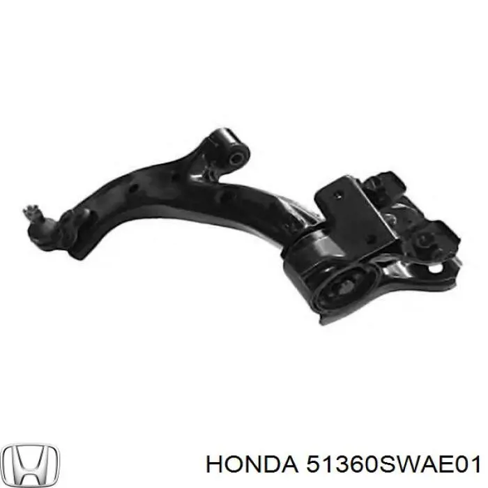 Braço oscilante inferior esquerdo de suspensão dianteira Honda 51360SWAE01 preço, a partir de 95,34 USD
