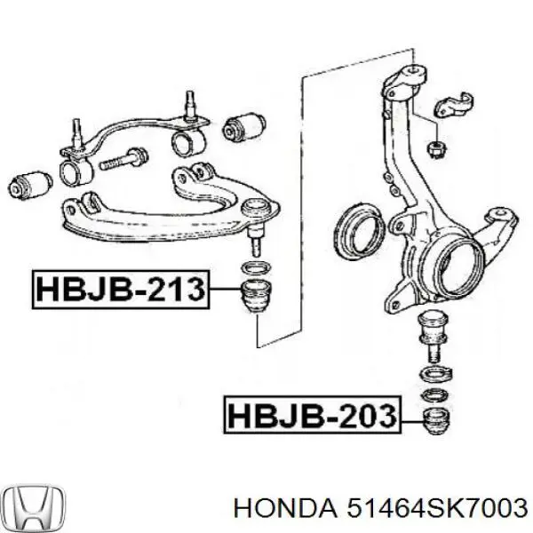 Compre 51464SK7003 Honda Bota de proteção de suporte esférico superior