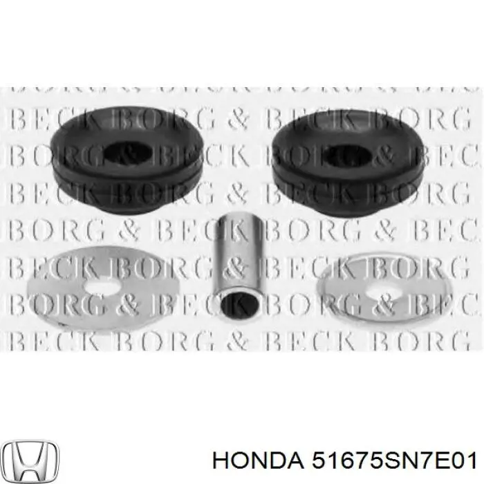51675SN7E01 Honda Suporte de amortecedor dianteiro