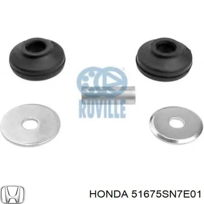 Suporte de amortecedor dianteiro Honda 51675SN7E01 preço, a partir de  