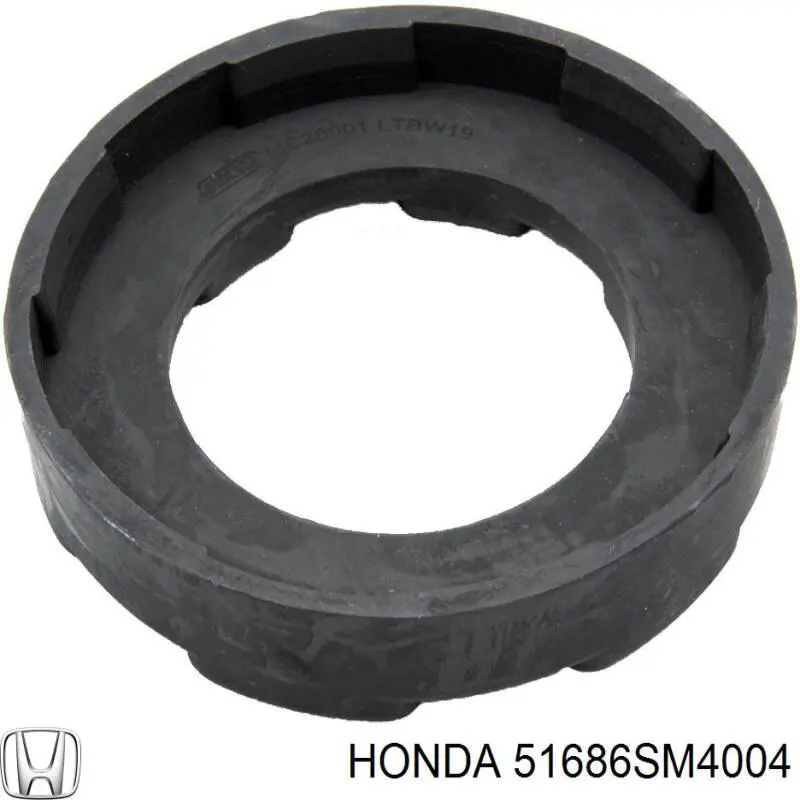Compre 51686SM4004 Honda Espaçador (anel de borracha) da mola dianteira superior
