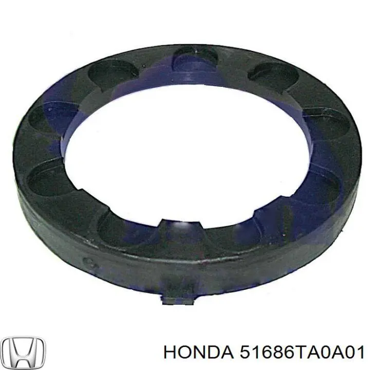 51686TA0A01 Honda Espaçador (anel de borracha) da mola dianteira superior