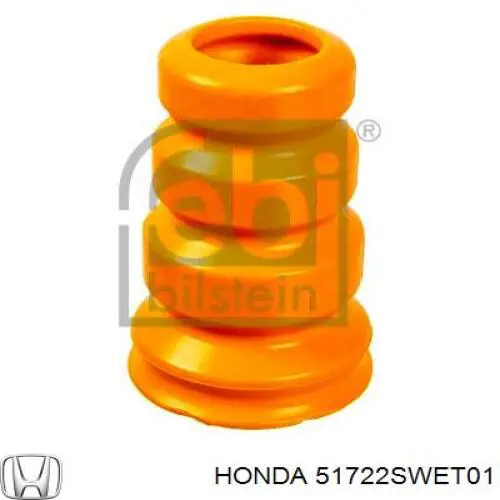 Compre 51722SWET01 Honda Pára-choque (grade de proteção) de amortecedor dianteiro