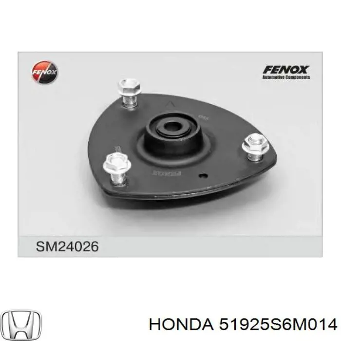 Suporte de amortecedor dianteiro esquerdo Honda 51925S6M014 preço, a partir de 25,26 USD
