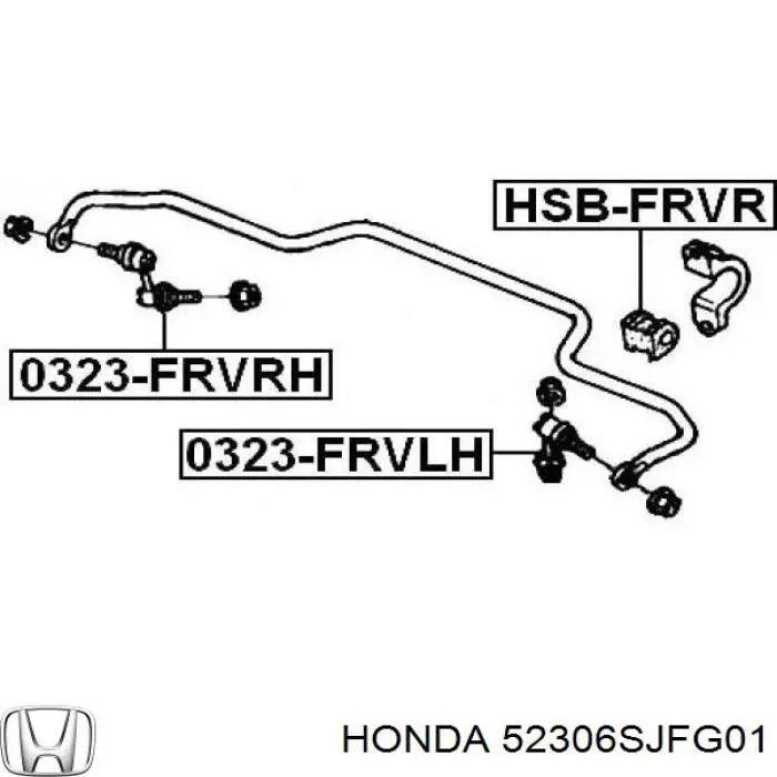 Bucha de estabilizador traseiro Honda 52306SJFG01 preço, a partir de 6,85 USD
