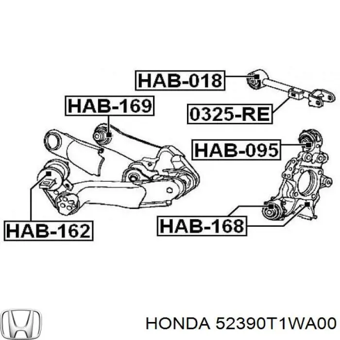 Compre 52390T1WA00 Honda 