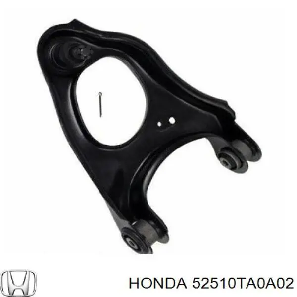 Braço oscilante superior direito de suspensão traseira 52510TA0A02 Honda