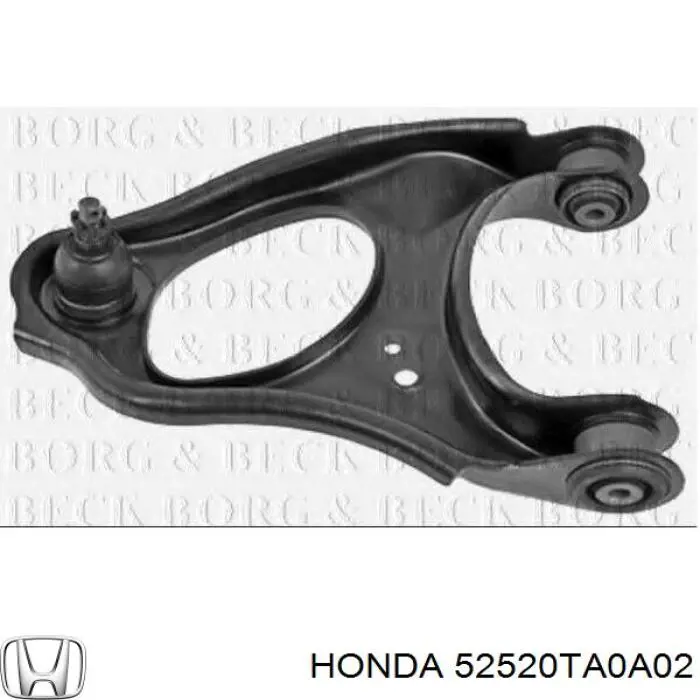 Braço oscilante superior esquerdo de suspensão traseira Honda 52520TA0A02 preço, a partir de 54,27 USD