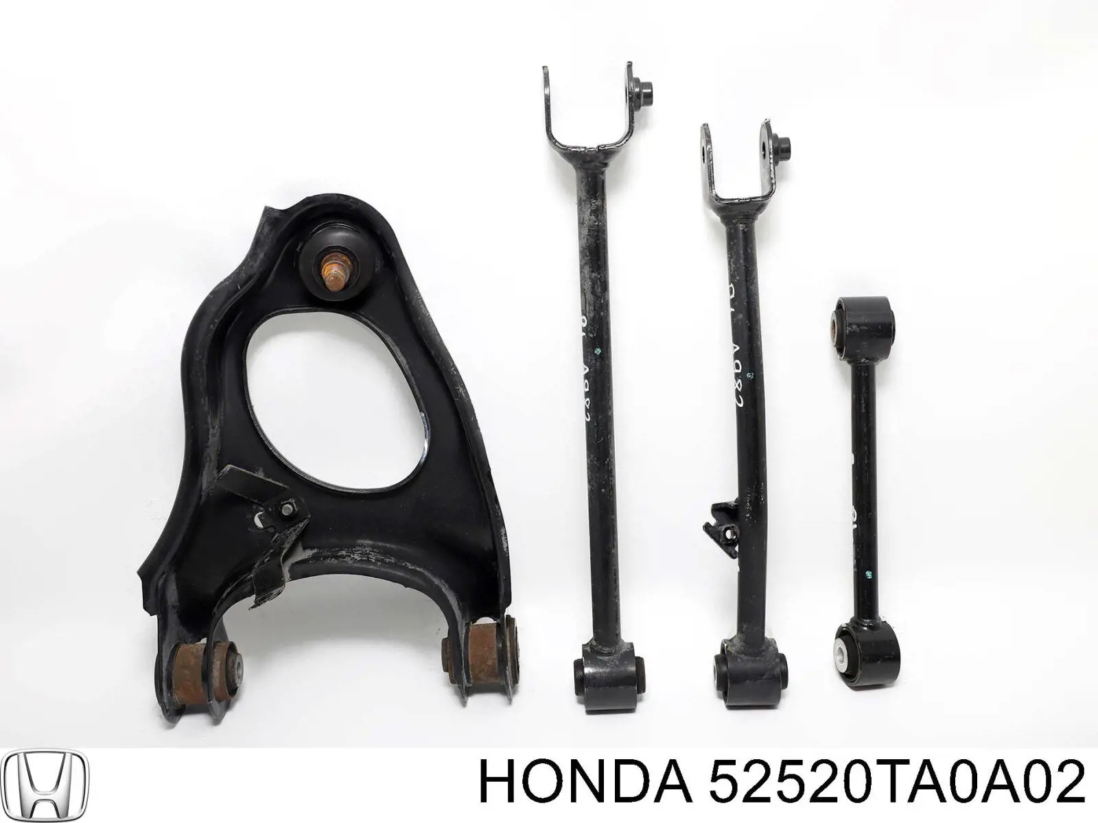 Braço oscilante superior esquerdo de suspensão traseira 52520TA0A02 Honda