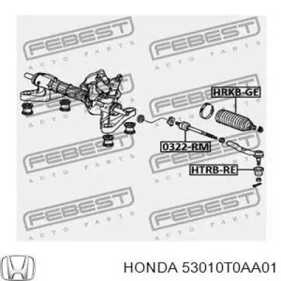 53010T0AA01 Honda Tração de direção