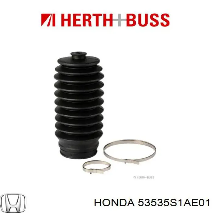 Bota de proteção direita do mecanismo de direção (de cremalheira) Honda 53535S1AE01 preço, a partir de 17,32 USD