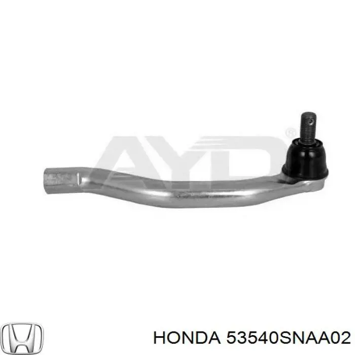 53540SNAA02 Honda Ponta externa da barra de direção