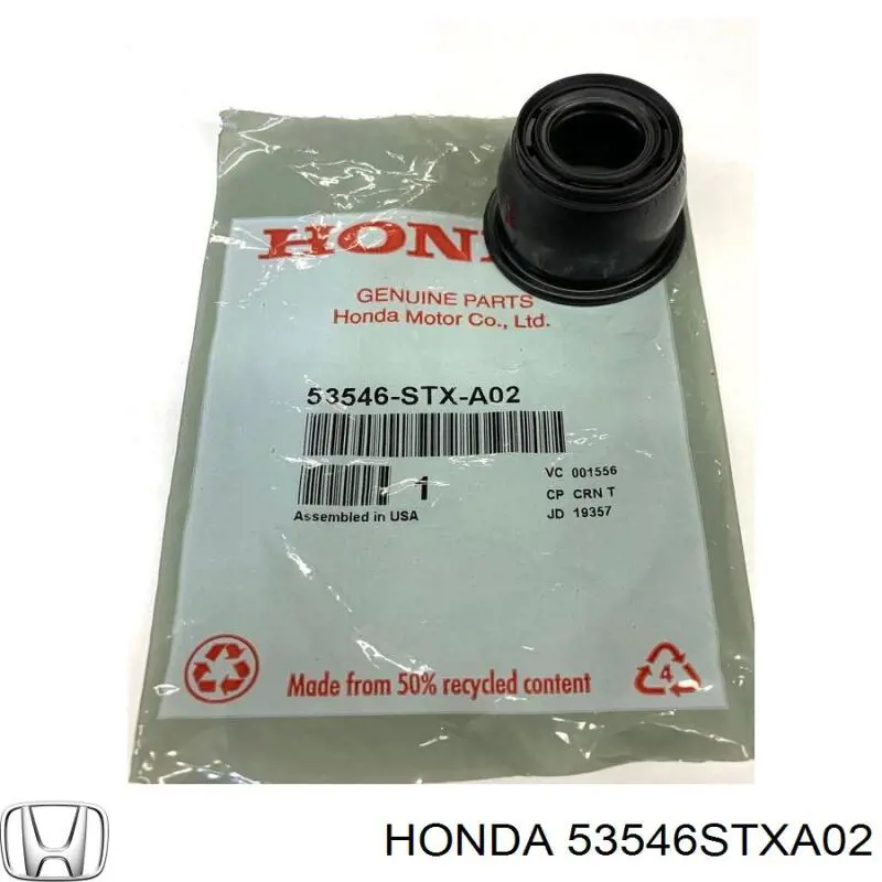 53546STXA02 Honda Bota de proteção da ponta de direção