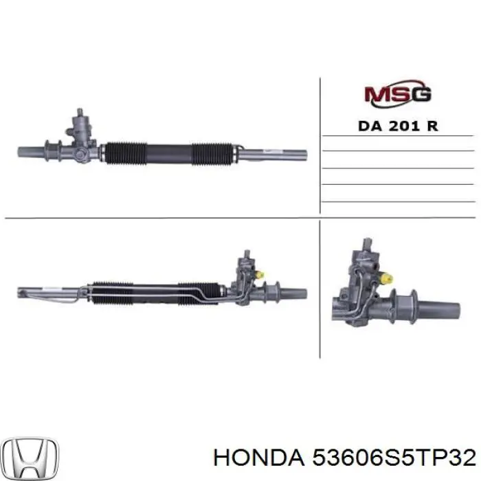Compre 53606S5TP34 Honda Cremalheira da direção