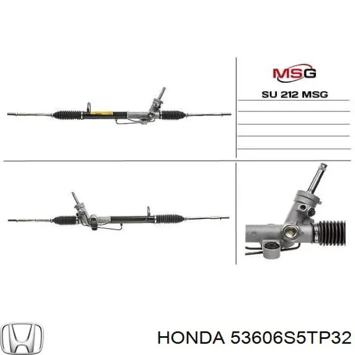 Cremalheira da direção Honda 53606S5TG32 preço, a partir de 2000,38 USD
