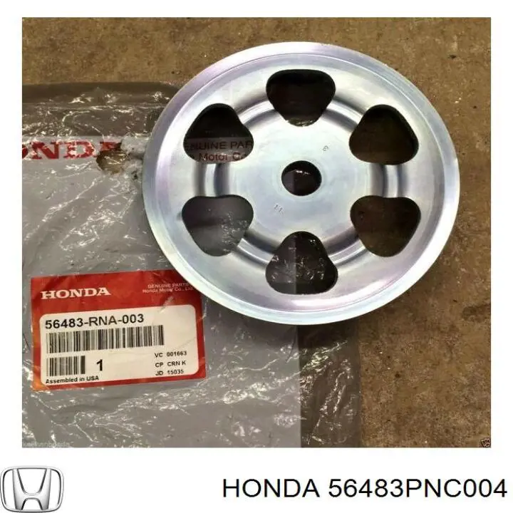 Polia de bomba da Direção hidrâulica assistida Honda 56483PNC004 preço, a partir de 134,19 USD