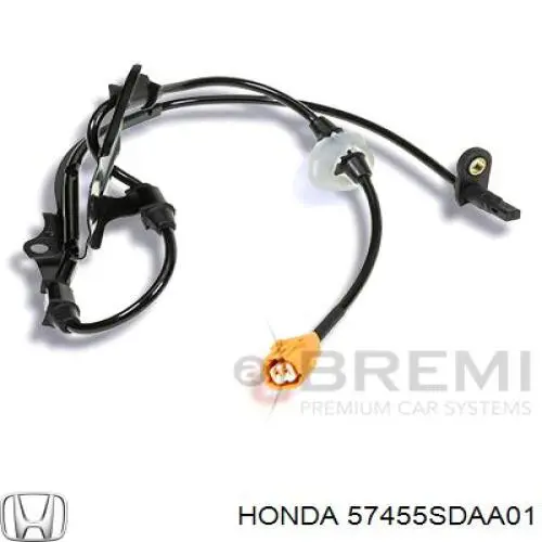 Sensor dianteiro de ABS Honda Accord VII CL, CM