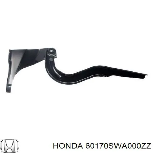 60170SWA000ZZ Honda Gozno da capota esquerdo