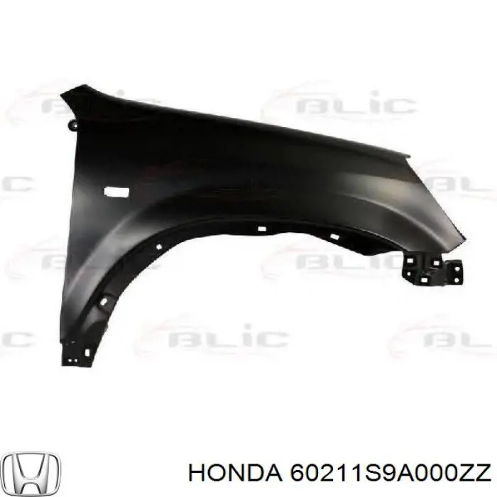 Pára-lama dianteiro direito Honda 60211S9A000ZZ preço, a partir de 73,93 USD