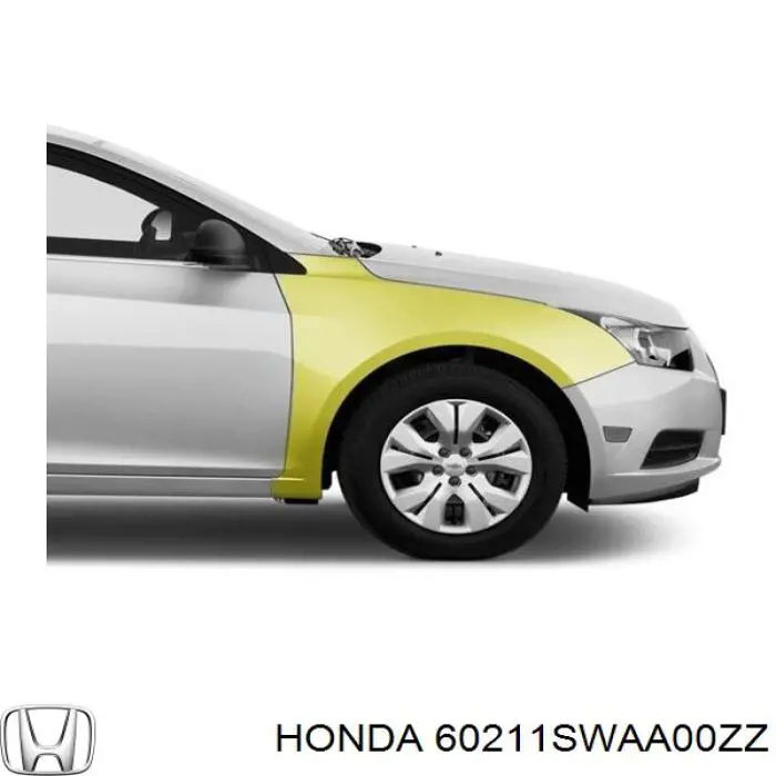 60211SWAA00ZZ Honda Pára-lama dianteiro direito