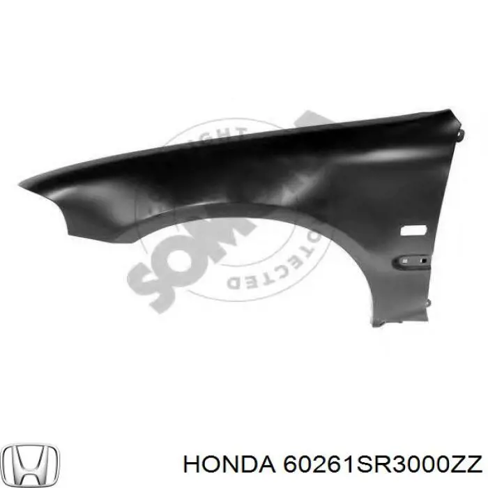 Pára-lama dianteiro esquerdo 60261SR3000ZZ Honda