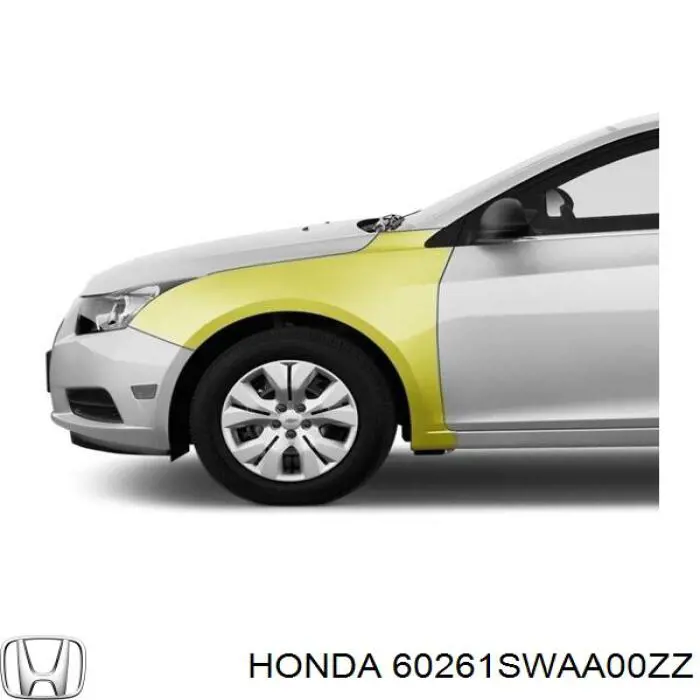 Pára-lama dianteiro esquerdo Honda 60261SWAA00ZZ preço, a partir de 103,86 USD