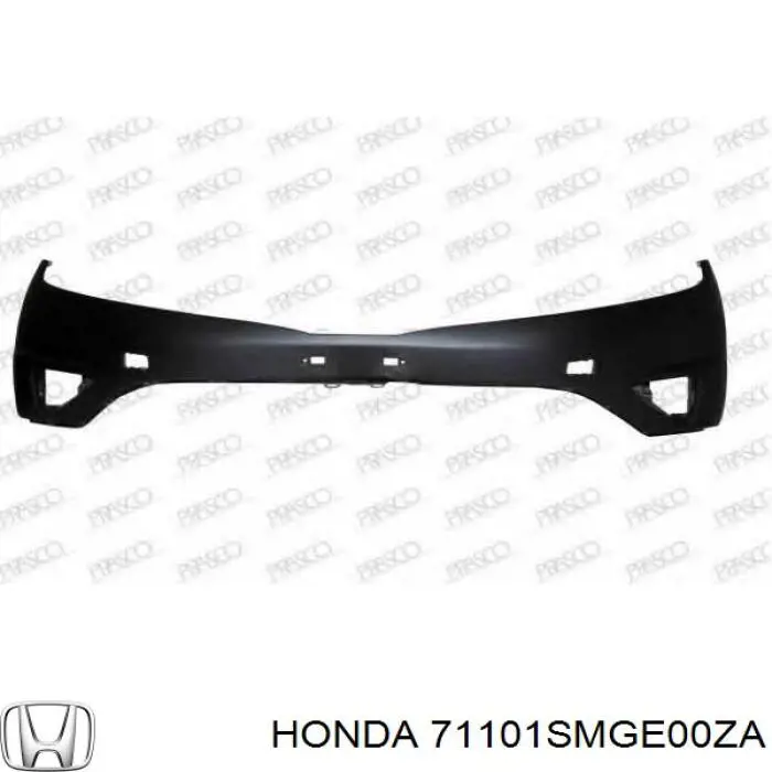 71101SMGE00ZA Honda Pára-choque dianteiro