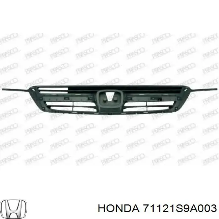 Grelha do radiador Honda 71121S9A003 preço, a partir de 38,59 USD