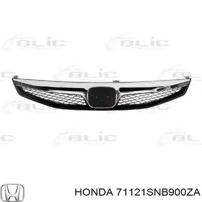  Grelha do radiador Honda Civic VIII sedan (FD, FA) (2005 - 2013) VIII