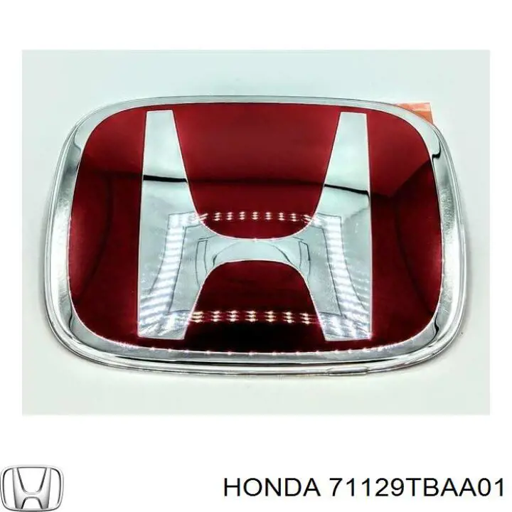 71129TBAA01 Honda Moldura de grelha do radiador esquerdo