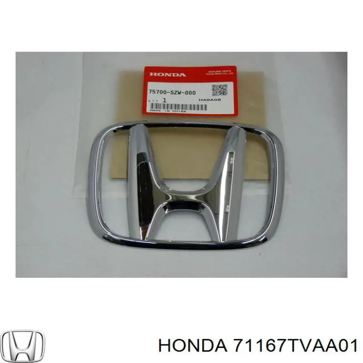 71167TVAA01 Honda Moldura de grelha do radiador esquerdo
