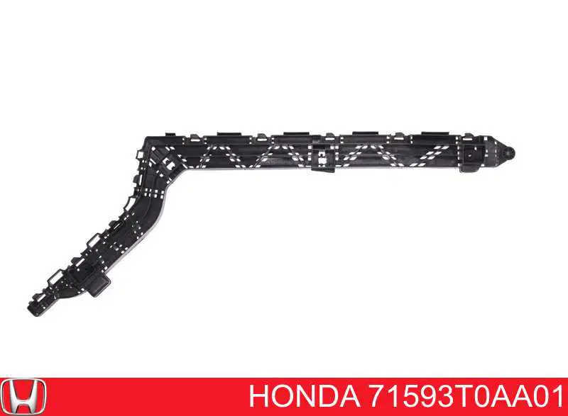 71593T0AA01 Honda Consola direita do pára-choque traseiro externo