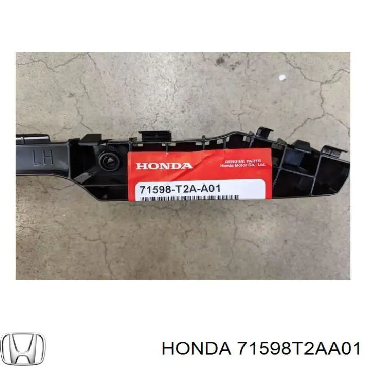 Compre 71598T2AA01 Honda Guia esquerda do pára-choque traseiro